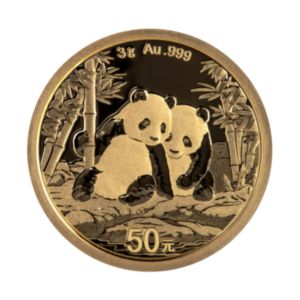 3 g China Panda Goldmünze
