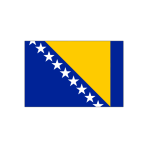 Nationalflagge von Bosnien-Herzegowina