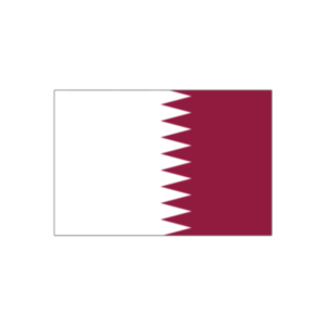 Nationalflagge von Qatar
