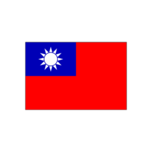 Nationalflagge von Taiwan
